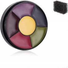 6 Color Bruise Wheel Special Effects SFX Zombie Makeup Kit Halloween Professional Non Toxic