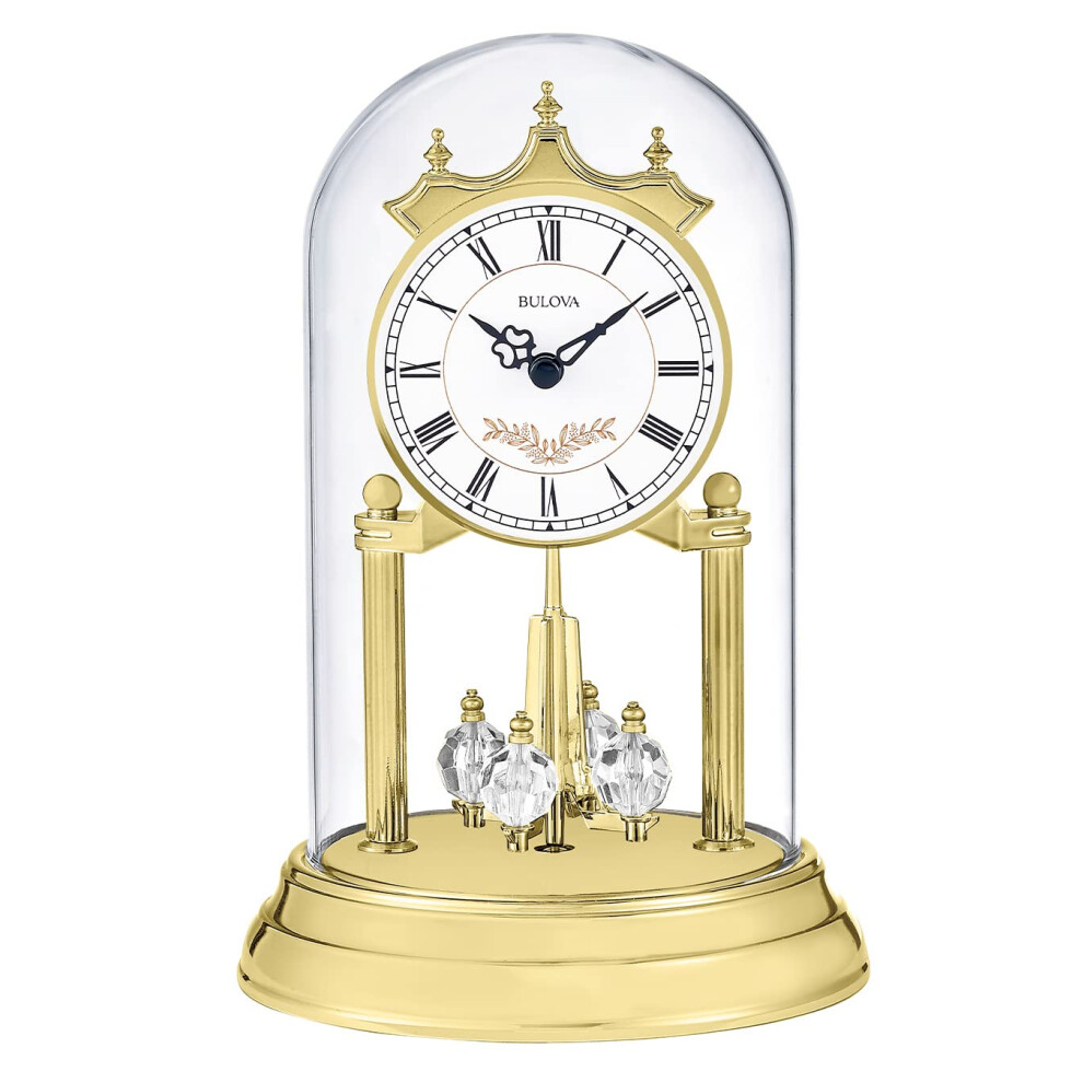 Bulova Clocks Model B8821 Heather  Gold