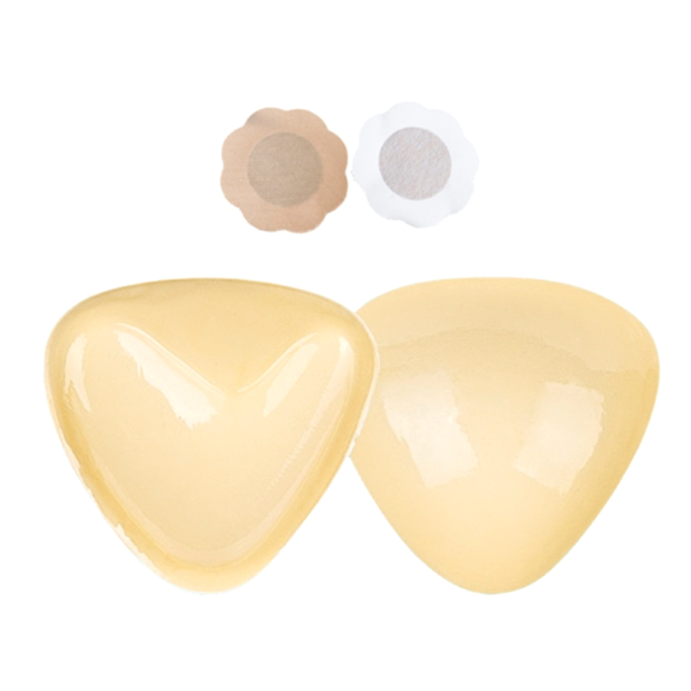 Coussinet adhésif double face pour soutien-gorge, rehausseur de poitrine, réutilisable, effet lifting instantané, taille M