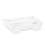 Dispensador de pratos de papel de bambu de 9/10 polegadas - Suporte para armários e bancadas para pratos de cozinha Caddys Universal C 2