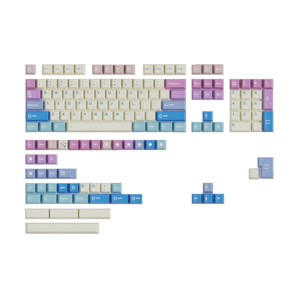 150 Keys Keycaps Pbt Material Keyboard Cherry Profile Sublimation Keycap For Most Mechanical Keyboards A 4853024075396