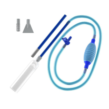 Aspirateur de spa manuel sans fil gonflable avec tuyau flexible de 3 m et 3 têtes