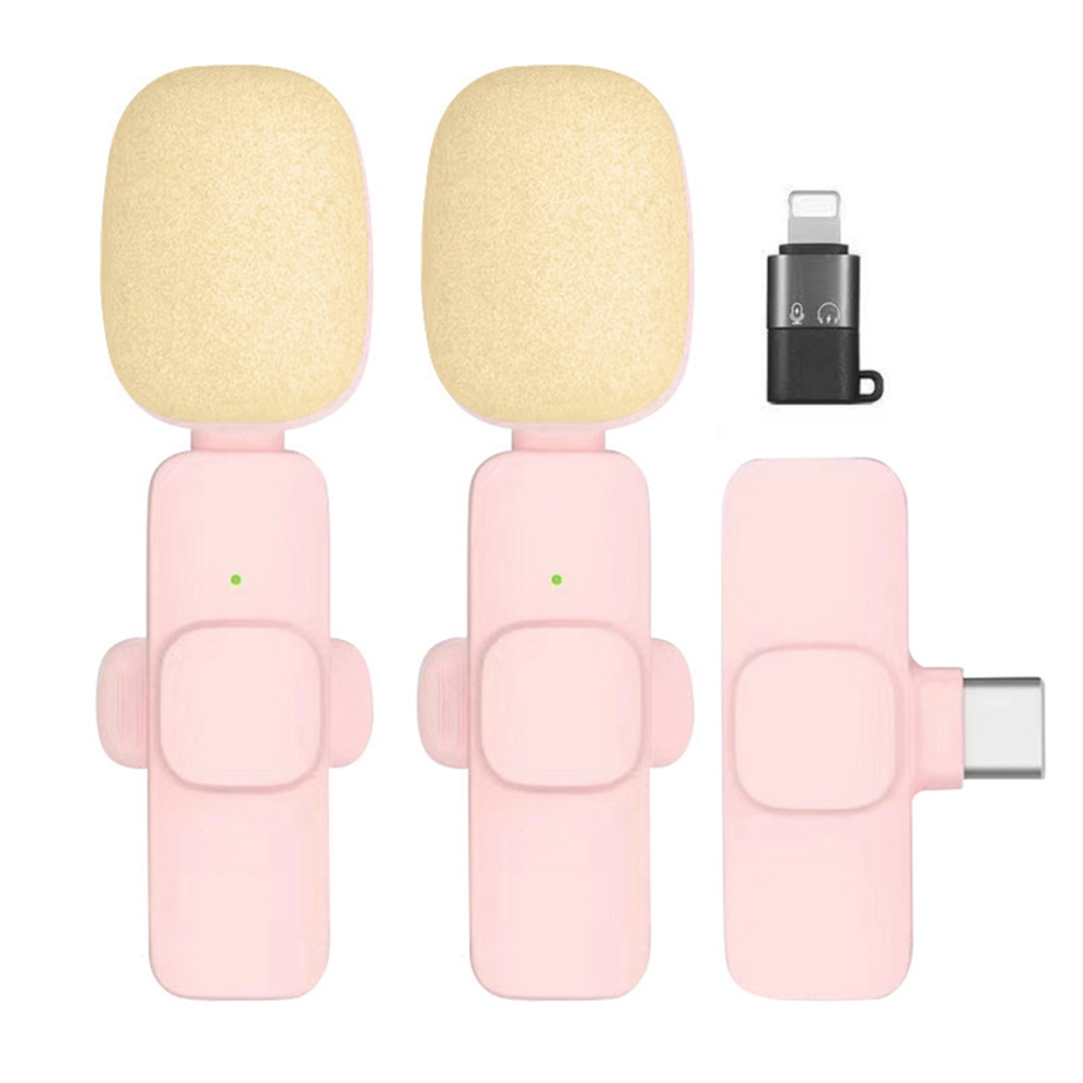 Microphone cravate sans fil 1 à 2, réduction du bruit, mini, pour ordinateur portable, téléphone portable, C