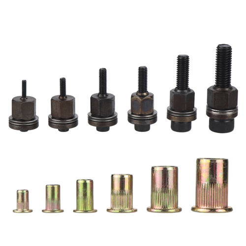 Rivet Nut Tool Drill Adapter M3//M5/M6/M8/M10 Riveting Manual Threaded Electric Cordless Riveter 1