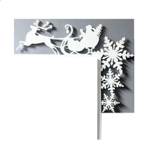 Metal Christmas Wall Decoration Interesting Home Hanging Sign B