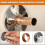 Compression Sleeve Puller Tool Corrosionand Frozen Supply Stop, Pipe Ring Removal 5