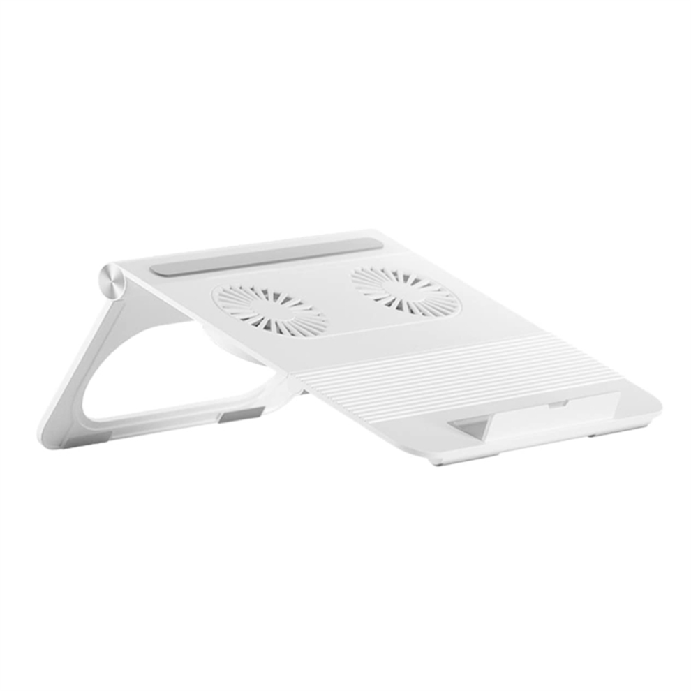 Laptop Cooling Stand Pad With Dual Fan Portable Cooler Silent Foldable Tablet 4853024083704