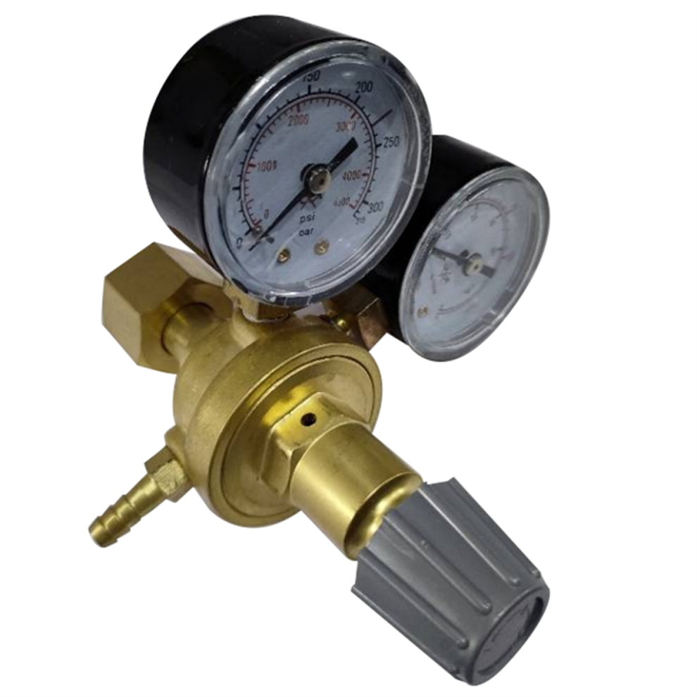 Argons Co2 Gauges Pressure Reducer Mig Flow Meter Control Valve Dual Gauge Welding Regulator 4853024084596