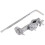 Drum Extension Clip Quick Release Mounting Accessories Universal Support Stand Cowbell Mount Bracket Clamp 10