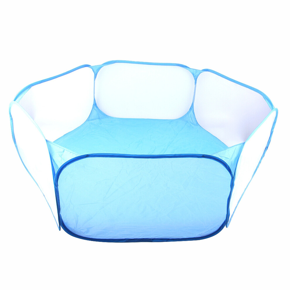 Children Fence Tent Toys Hexagonal Foldable for Pets Blue-image-OPC-PH6YMQS-NEW