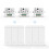 3PCS Wireless Light Wall Switch RF 433Mhz Relay Receiver with 2x 3Gang Panel LED Remote Control for Lamp 3