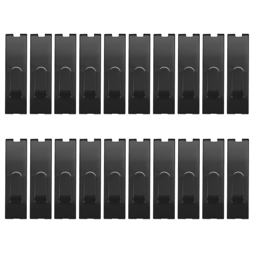 20Pcs Grid Hooks For Wall, Wall Picture Gridwall Hangers Display Panels Slat Notchgrid Hook 4853024086507