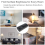 220V Foot Dimmer Switch Operated LED Full Range Inline Slide Control for Floor Lamp / 9
