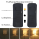 220V Foot Dimmer Switch Operated LED Full Range Inline Slide Control for Floor Lamp / 6