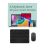Touchpad Bluetooth-Tastatur mit Maus für PC Tablet Gaming Wireless Schwarz 4