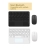 Touchpad Bluetooth-Tastatur mit Maus für PC Tablet Gaming Wireless Schwarz 5