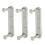 Telescopic Clothes Rack Receiver Wall-Mounted Storage Artifact Non-Punching Gray 1