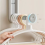 Telescopic Clothes Rack Receiver Wall-Mounted Storage Artifact Non-Punching Gray 6