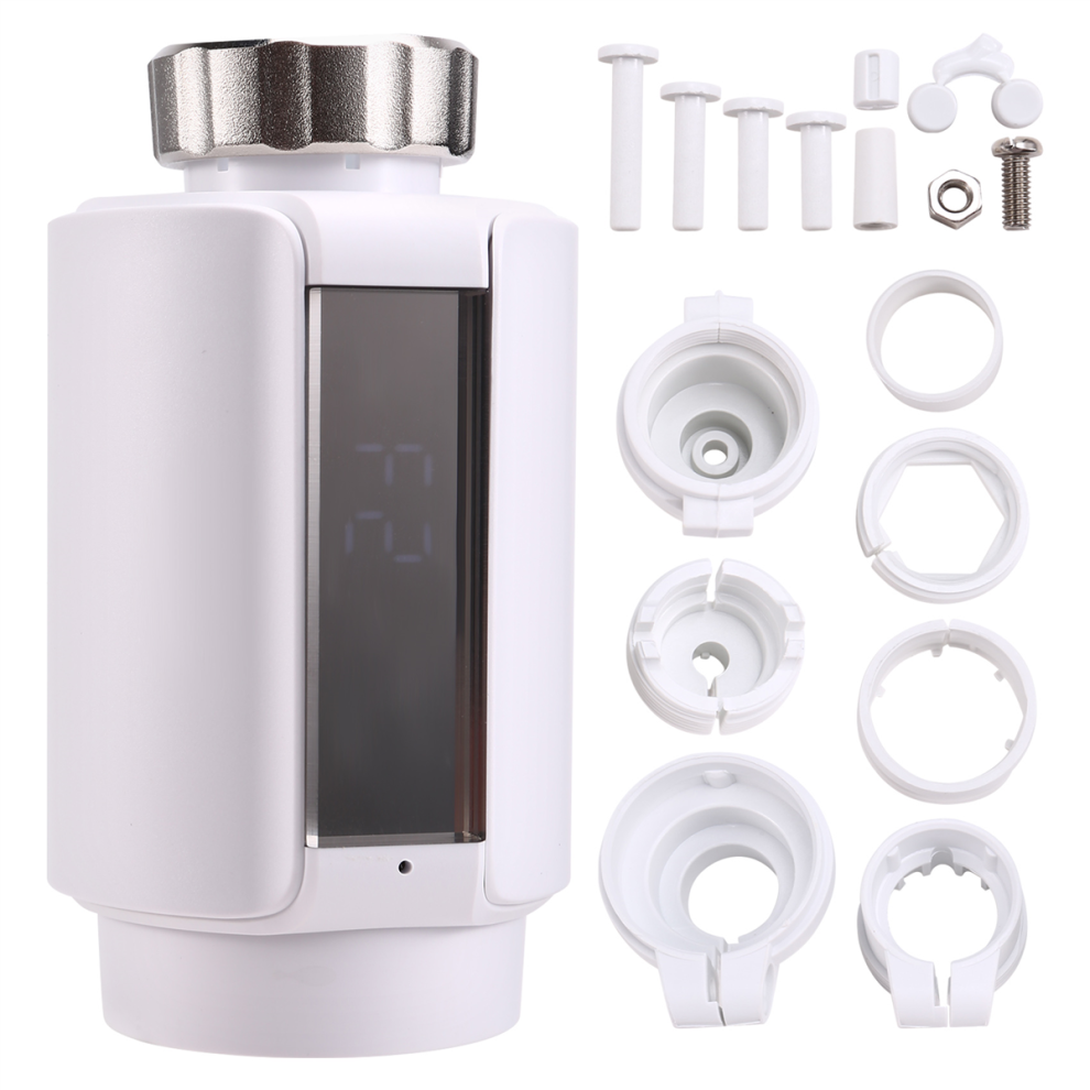 Vanne de radiateur thermostatique intelligente Tuya ZigBee, contrôle automatique de la température par Wi-Fi
