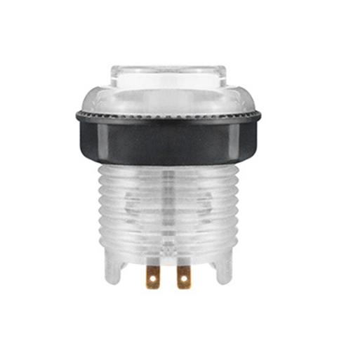 1PCS Illuminated Led Push Button 28mm Nut with 4Pin Light Cable for Zero Delay Board Arcade Game Machine Parts White 1