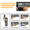 Digitale batterijtester LCD-scherm AA/AAA/C/D/9V/1,5V knoopcelcapaciteitsdetector 6