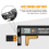Digitale batterijtester LCD-scherm AA/AAA/C/D/9V/1,5V knoopcelcapaciteitsdetector 5