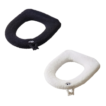 Plüsch-Badezimmermatte, verdicktes Toilettenkissen, waschbares Sitzpolster, klein