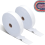 Tecido JellyRoll para Quilting, rolos de lã misturada com algodão de 2 1/2 polegadas para tapetes e carteiras (2 rolos) (2 x 70 jardas) 2
