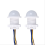 2-Pack Smart PIR Motion Sensor Switch, Auto On/Off Light, 85-265V AC, 4-6m Detection, 110 Range, 3-40W, White 2