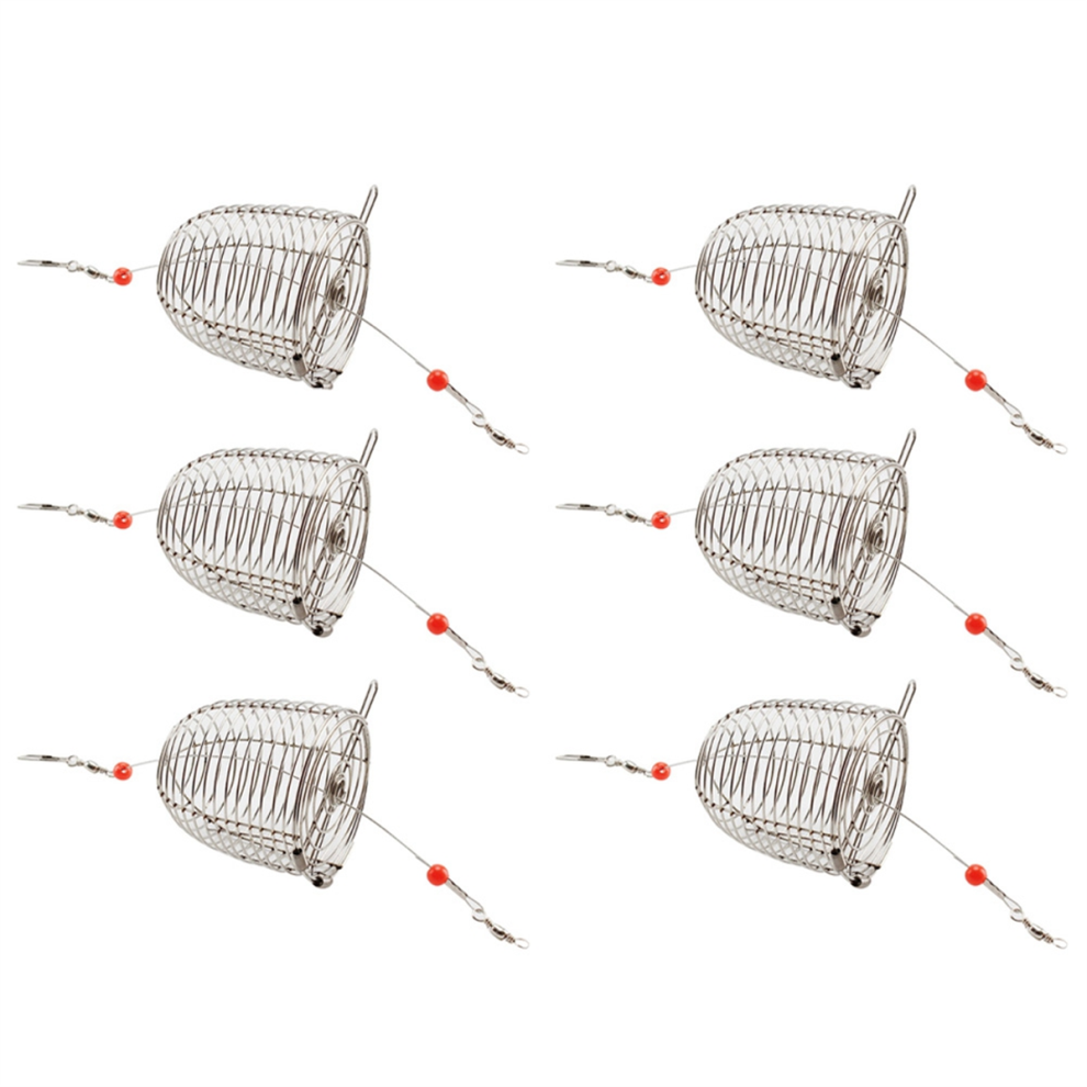 Kopinma Shrimp Feeding Tray Bowl Feed Metal Container Bait Cage Fish Tank Accessories Food