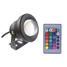 Lâmpada subaquática embutida de alta tensão 85-265 V LED holofote RGB fonte piscina lago aquário holofote lâmpada A