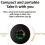 Shower Speaker Mini Bluetooth Waterproof Portable with LED Light for Outdoor 5