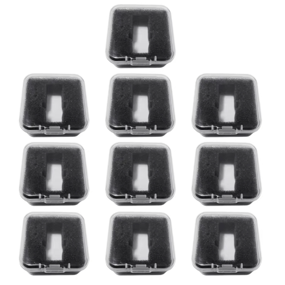 10Pcs Turntable Stylus Display Case - Holder For Record Players, Phonograph Needle Storage 4853024006482