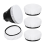 4Pcs 18cm Light Diffuser,Soft Diffuser Lamp Cover White Shade Diffuser,for Studio Strobe Reflectors 3