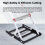 Multifunctional Cutting Machine Material Rack 55-135mm Height Adjustable Tripod Auxiliary Support Bracket Foldable Frame 5