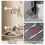 2pcs Suction Cup Clothes Hanger Storage Organizer Home Balcony Multi-Functional Wall-Mounted Creamy White 6