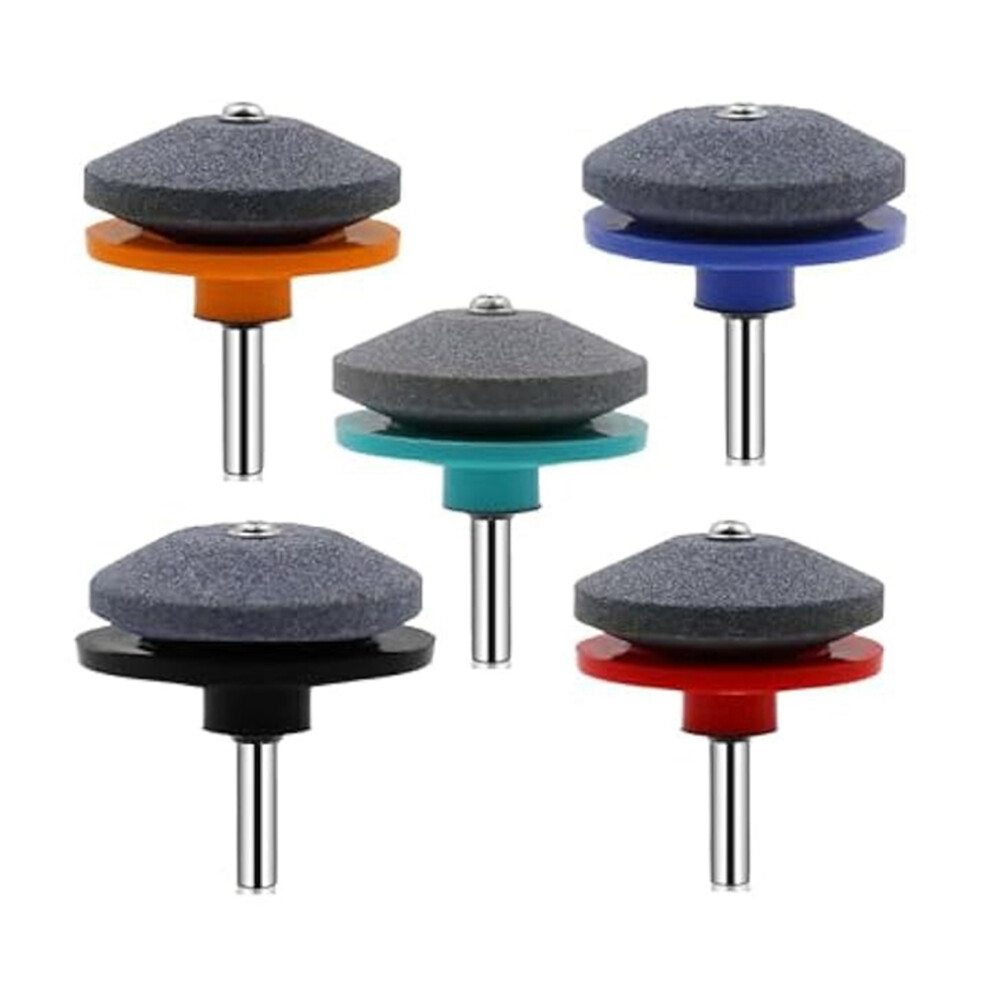 5Pcs Lawnmower Dull Blade Sharpener,Lawn Mower Sharpener Kits,Universal Sharpeners For Lawn Mowers 4853024014128