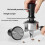 53mm Coffee Tamper Adjustable Constant Force Powder Espresso Thread Hammer with Scale 10
