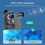 200X Magnification Microscope Lens with CPL Mobile LED Light Micro-Pocket Macro for Ios Android All Smartphones B 7
