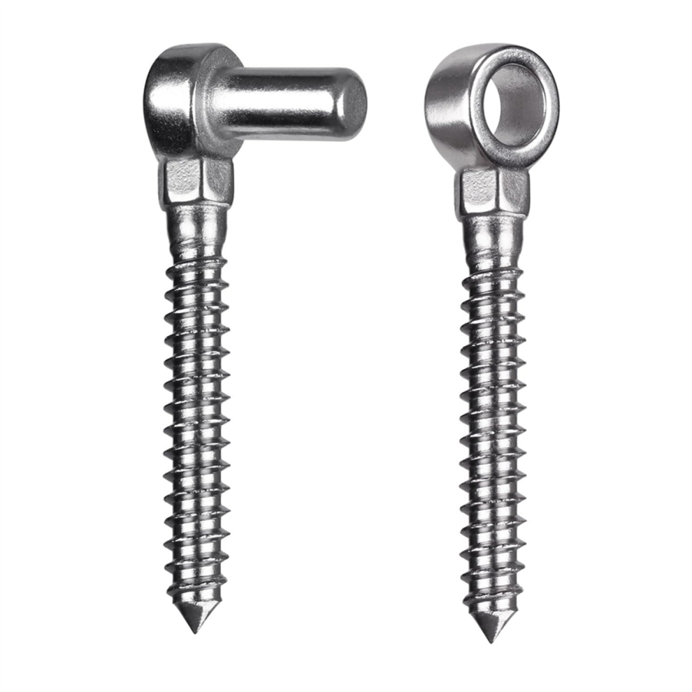 Stainless Steel Wood Threaded Bolt Hinge Wooden Fence Gate Post Farm Hardware Accessories 4853024015828