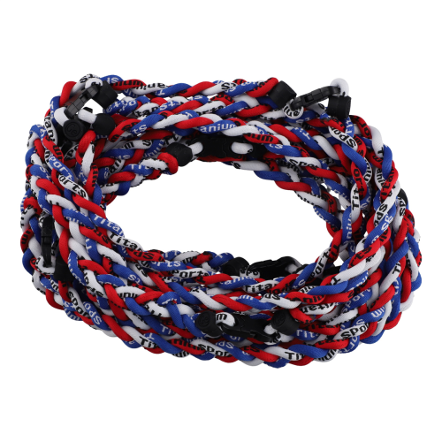 Colar de beisebol com 12 peças de 18 polegadas, presente de equipe para diversão (vermelho, azul, branco) 1