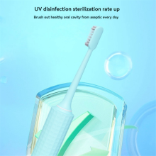 Toothbrush Sterilizer,UV Sterilizer and Holder,5 Slots,Cordless Wall Mounted