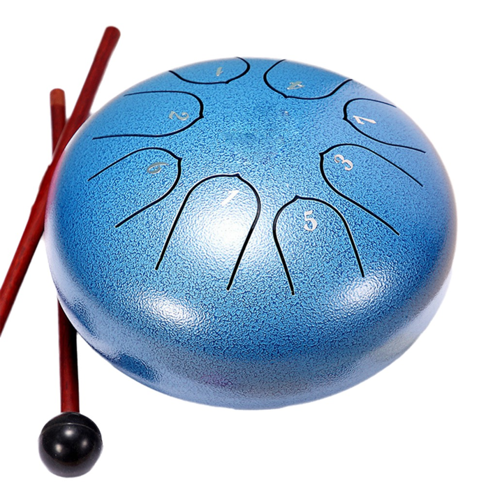 Kopinma 6 Inch 8 Tone Rain Drum Outdoor Chakra Garden Instrument Ethereal B