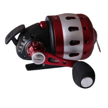 BL35 Vismolen 6+1BB 3.6:1 Gear Compound Gesloten Metalen Spoelwiel Buiten met Polsband 5 PE Lijn 55M Rood