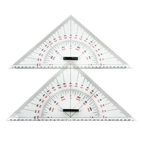 Chart Drawing Triangle Ruler for Ship 300mm Large-Scale Distance Measurement Teaching Engineering Design