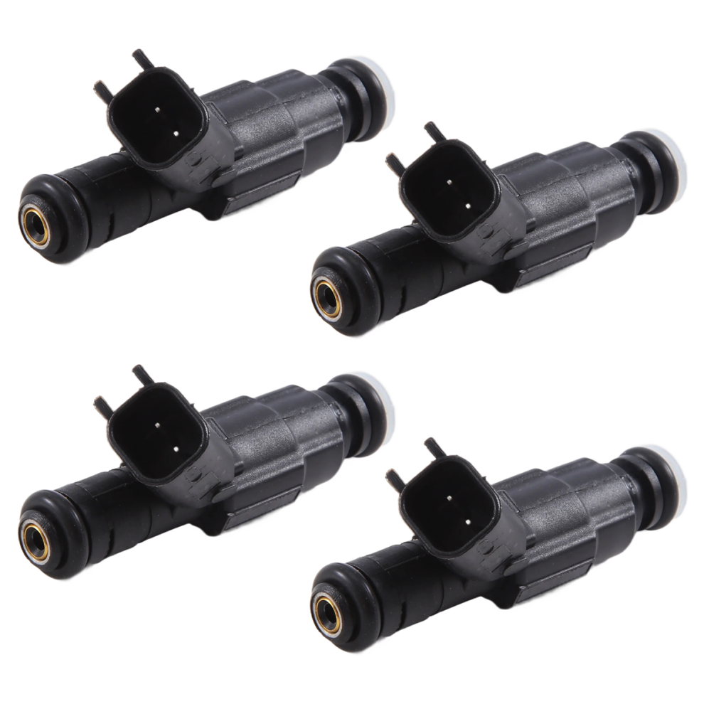 Set Of 4 Fuel Injectors 0280156154 For Focus Fiesta Mondeo Black 4853024023502