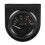 Ponteiro LED branco de 2 polegadas, 52 mm, 12 V, medidor de temperatura de óleo de carro com sensor preto 1