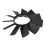 Engine Radiator Cooling Fan Blade for Z3 E32 E34 E36 E39 E46 E53 11521712058 8