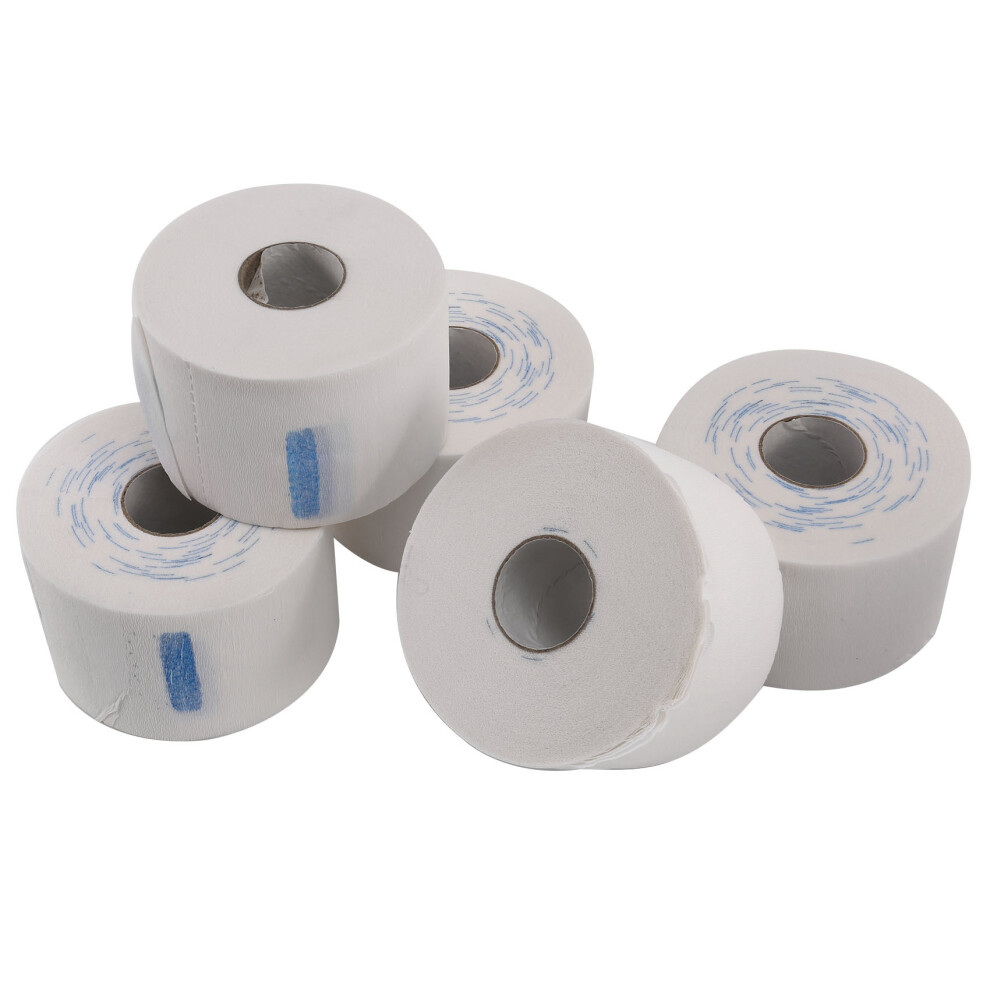 Kopinma 5 Neck Hair Cutting Collar Strip Roll Paper Hygiene Salon Barber Dispose