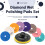 Kit de 16 discos de polimento diamantados de 4 polegadas e 100 mm, úmidos/secos, para pedra, concreto e mármore 9